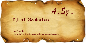 Ajtai Szabolcs névjegykártya